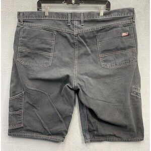 Dickies Genuine Utility Work Shorts Mens 44 Black 100% Cotton Outdoors Distress